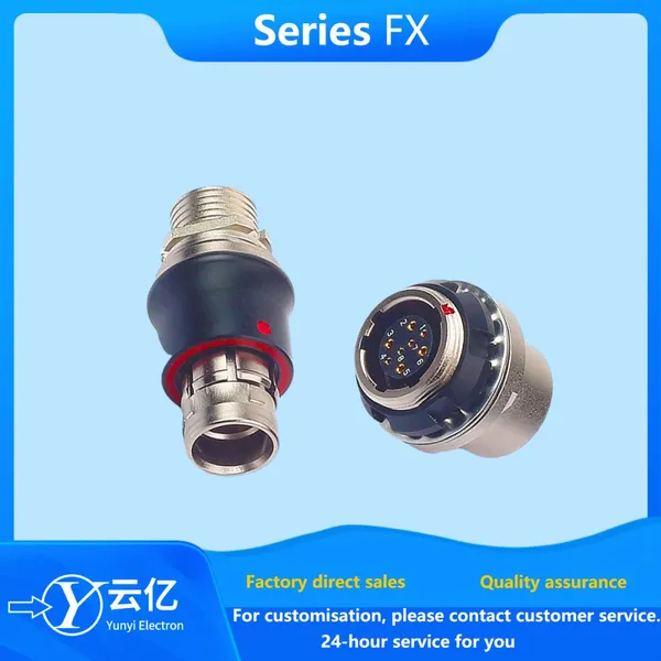 Compatible With Major Manufacturers Round Push-pull Self-locking Connector FX Series Round Metal Aviation Plug photo-3