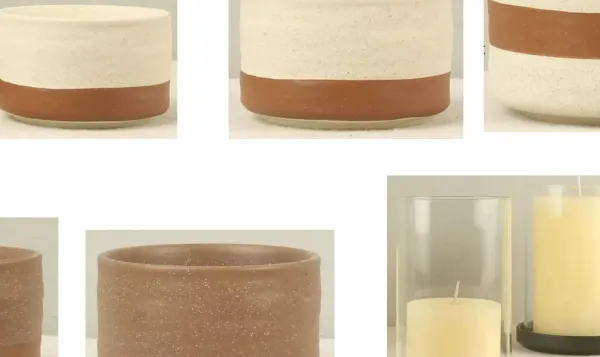 Diffuser container, candle holder