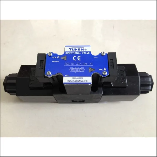Yuken Large Flow Rate Long Lifespan Low Pressure Loss Valves DSG-01-3C2-D24-70