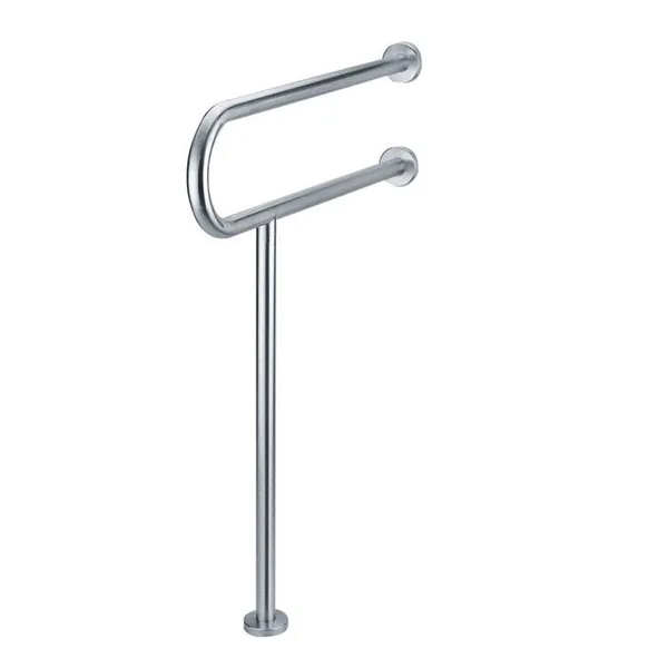 304 Stainless Steel Disabled Washroom Shower Handrail， Handicap Safety Toilet Rail Bathroom Hand Grab Bar photo-5