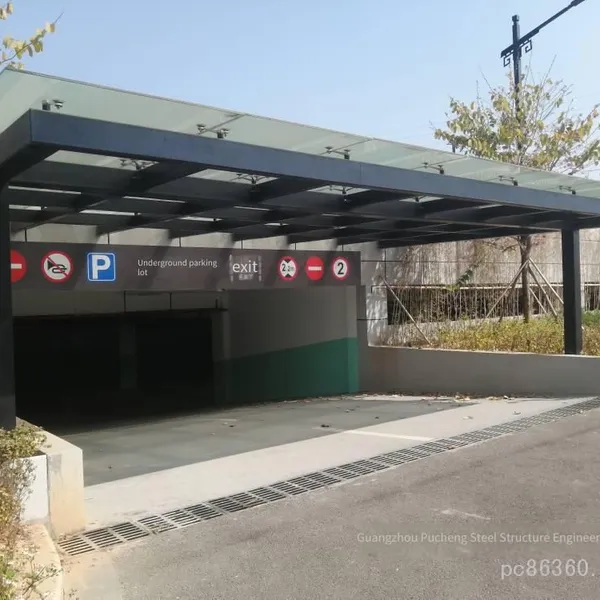 Selling 8+8 Laminated Safety Glass Canopies Made of Steel Structure, Customizing Variable Cross-section Tapered Steel Beams, Curved Steel Beams, Glass Solariums, and Daylighting Roofs photo-5