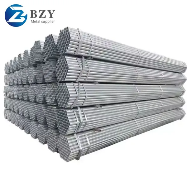 Q195 Galvanized Round Fence Steel Pipe Galvanized Scaffolding Steel Tube g I Pipe photo-1