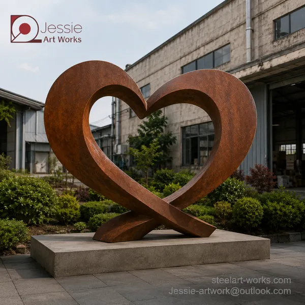 Corten Steel Outdoor Sculpture for Villa Garden photo-4
