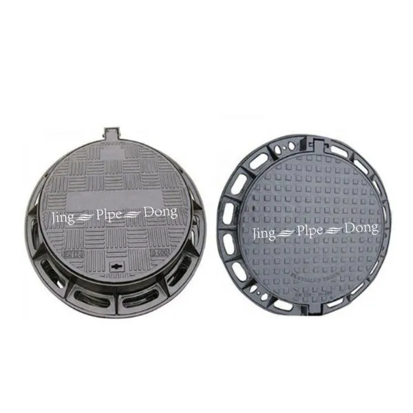 Customized Size Hot Nodular Ductile Iron Black Round Durable Anti-Rust Anti-Theft Jingdong Brand Manhole Cover for Road Drainage photo-5