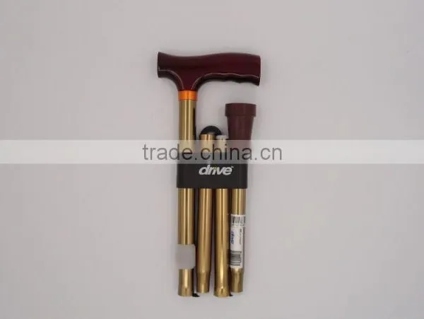 Wooden Cane Walking Sticks Golden Color photo-3