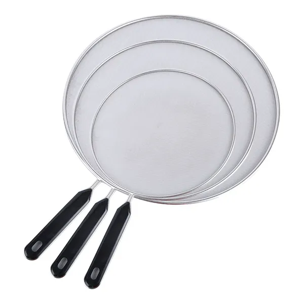 Wholesale 304 Stainless Steel Splatter Screen With Oil Drain – Grease Splatter Guard & Explosion-Proof Splatter Lid photo-3