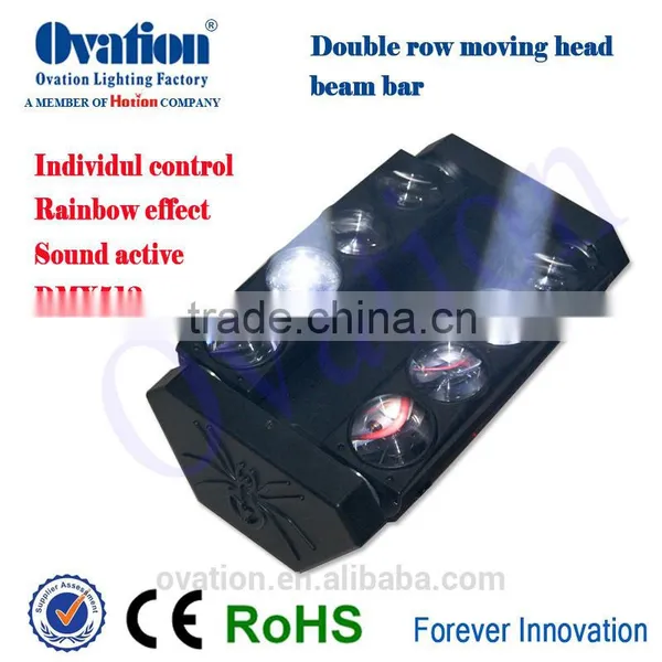 8 Individually Controllable 10W RGBW LEDs Scanning Led Beam Pulse Effect Beam Bar photo-2