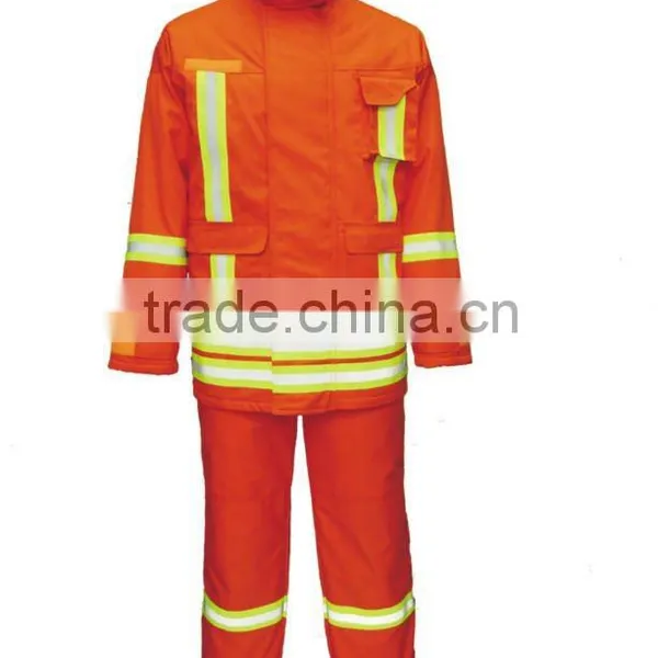 Hi Vis Orange Offshore Coverall With Reflective Tape