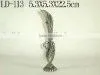 Swan Metal Vase in Pewter Plated (LD-113)