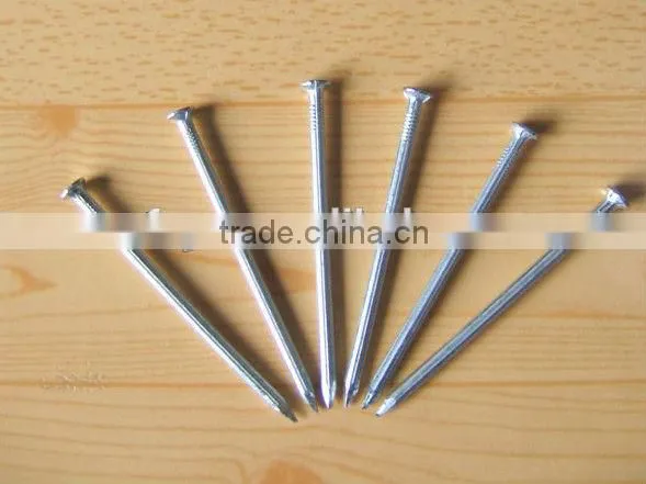 Black/galvanized Grooved Concrete Nails photo-5