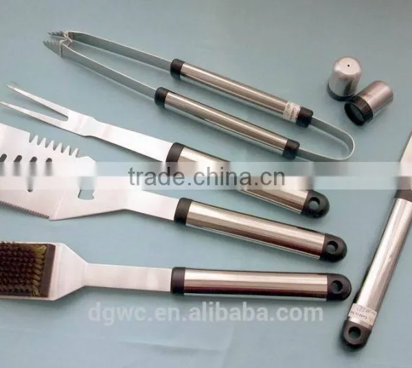 6pcs Apron Bbq Set With Wooden Tool Handle photo-2