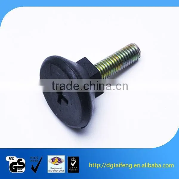 Slotted Dome Head Steel and Brass Dowel Screw photo-4