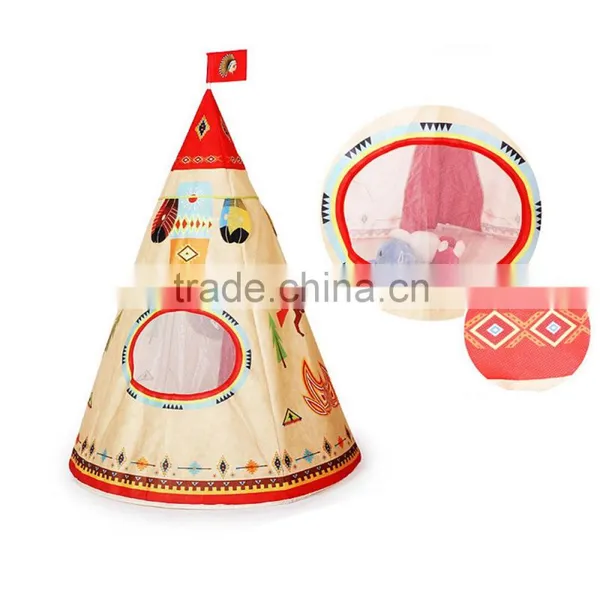 Indian Story Kids Tent Mosquito Kids House Play Princess Children Teepee Tent photo-6