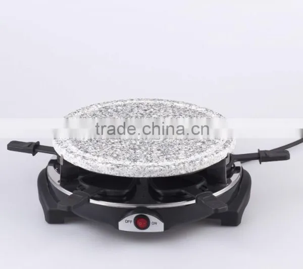 900W Home Electric Raclette Grill With ON-OFF Switch For 6 Persons RG-106 photo-5