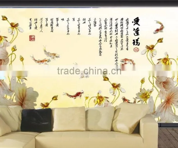 Diamand Art Glass Wall Home Wall , Elegant TV Background Wall Glass photo-3