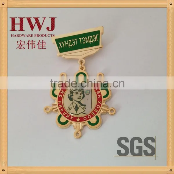 Two Parts Custom Logo Metal Medal
