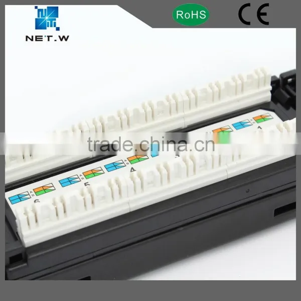 LED Light Cat6 Patch Panel Network, Cat6 Patch Panel 24 Port photo-6