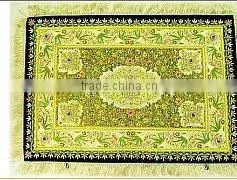 Handmade Precious Jewel Carpet Zardozi Wall Hanging