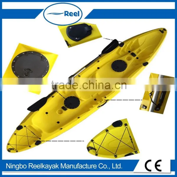 Chinese Supplier Three Persons Sit on Fishing Paddle Kayak photo-4