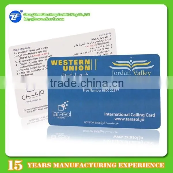 Double Side Printed Scratch Code Cards for Promotion photo-3