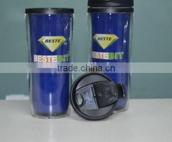 13oz Custom Logo Plastic Color Changing Magic Travel Mug photo-5
