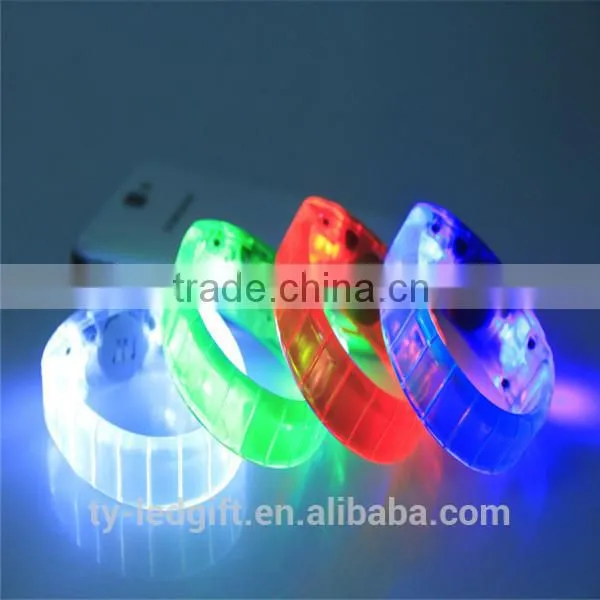 Remote Controlled Led Bracelet Party Sound Activated Led Bracelet