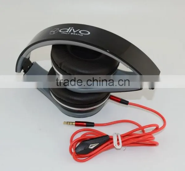 Wired Headphone Over-ear Handset HiFi Stereo Earphone Buit-in Microphone Turn/on Button as Promotional Gifts photo-4