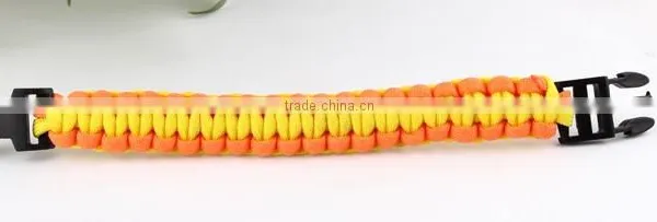 Custom Polyseter Woven Bracelet With Ouch photo-2