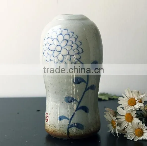 Jingdezhen Blue And White Floret Bottle Hand-Painted HY0013 photo-6
