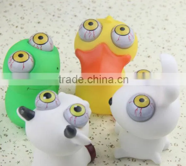 Soft Pvc Vinyl Eyes Pop Out Animal Toys ,eye Pop Squeeze Toy photo-5