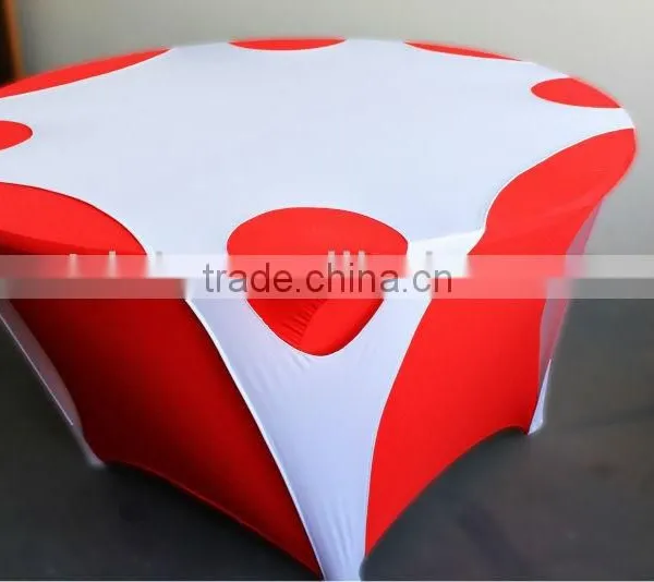 Durable and Washable Spandex/lycra Table Cloth With Hole for Wedding Banquet Events photo-2