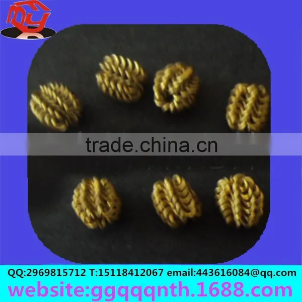Metal Craft Flat Double Copper Wire Rope Twist Spring Flowers Bead photo-5