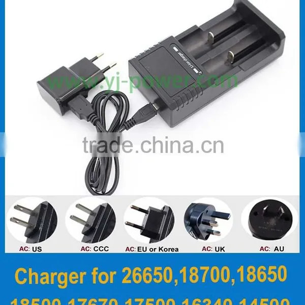 Intelligent Battery Charger 26650 /18700/18650/18500/18350/17670/17500/17335/16340/14500 photo-4