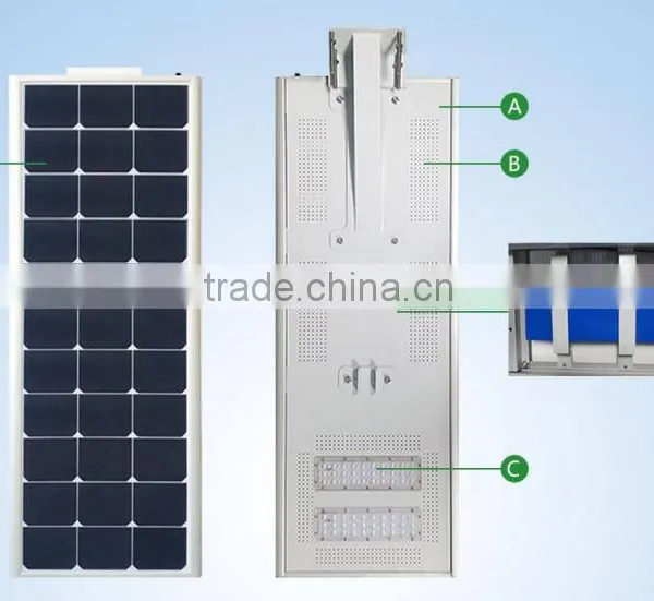 Outdoor Lighting 30 Watt All in One Solar Led Street Light With Motion Sensor photo-6