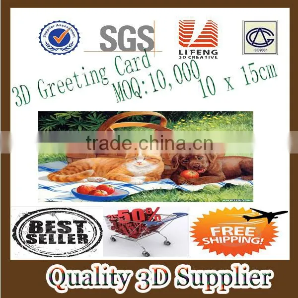Guangzhou Lifeng Greeting Card,pop up Card,3d Greeting Card