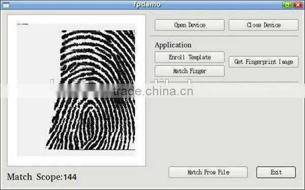HF-4000 Free SDK Android USB Fingerprint Scanner for Linux photo-5
