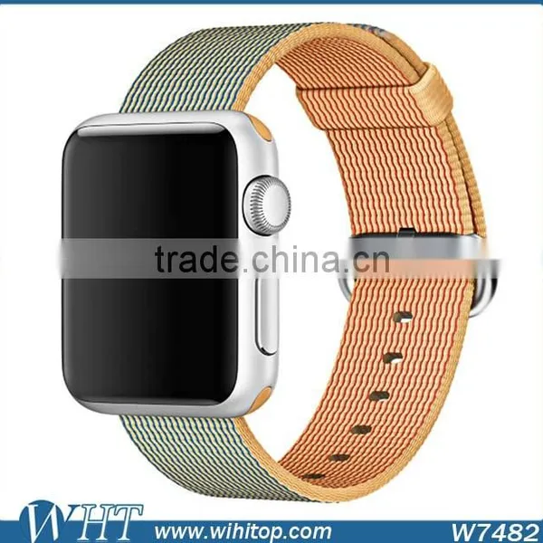 HOCO Original 1:1 38mm 42mm Steel Buckle Adapter Woven Nylon Watch Band for Apple Watch Band Quality Choice Most Popular photo-5