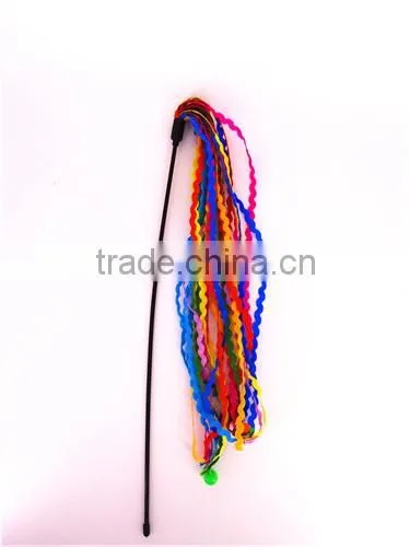 Color Ribbon Nature Cat Swing Toys With Sticker Toy Wholesale Cat Toys photo-3