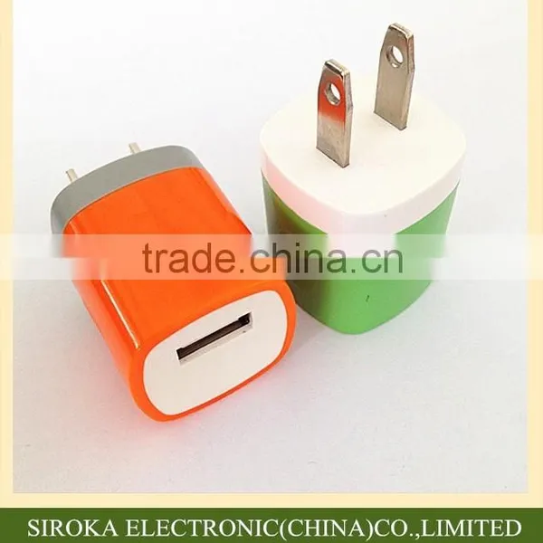 High Quality 1A/1.5A 110V USB Travel Adapter Charger With IC Smart Chip for Mobile Cell Phone photo-4