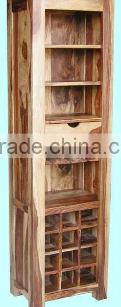 Wooden Wine Cabinet,wine Rack,bar Counter,bar Table Set,bar Cabinet,bar Unit,sheesham Wood Furniture photo-4