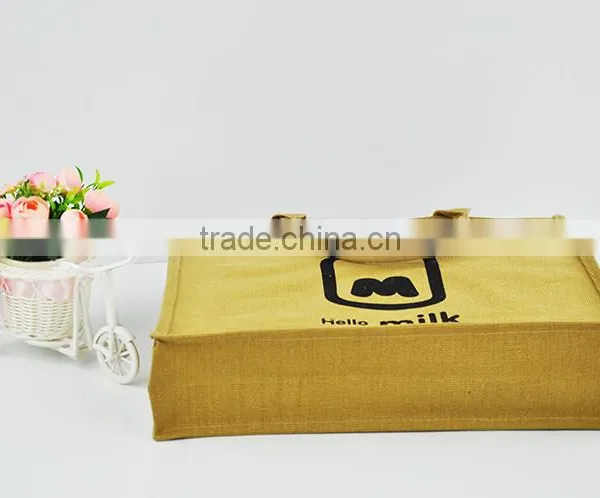 Fashion Shopping Jute Bag Multi-purpose Storage Bag photo-4