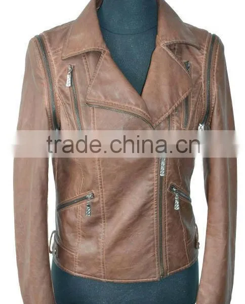 Garment Dyed PU Jacket