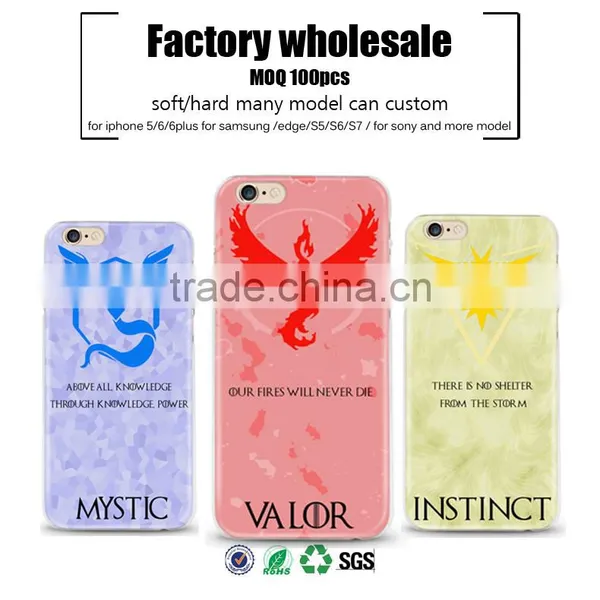 2016 for Pokemon go Shell Phone Covers Soft /hard Case for Samsung Edge Lite S6 Galaxy S7 for Pokemon go for Iphone 6 Case photo-3