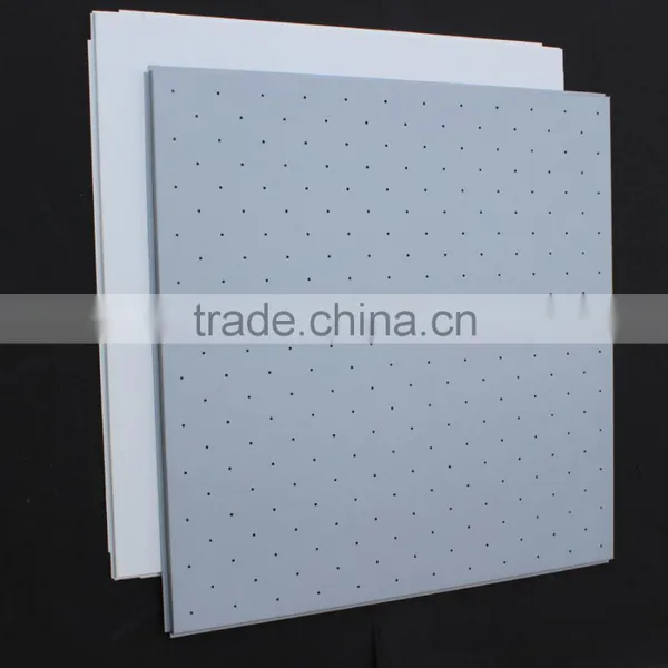Round Diagonal Perforations Suspended Metal Ceiling Aluminum False Ceiling photo-4
