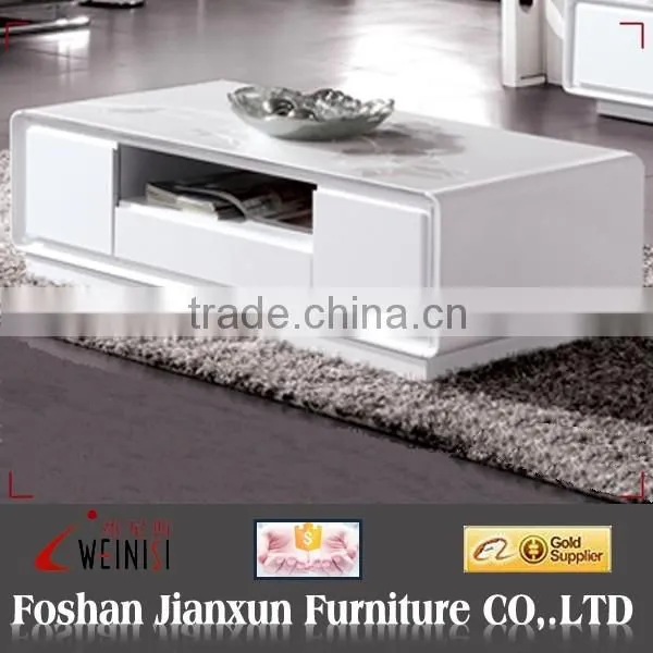 882# High Gloss White Coffee Table photo-2