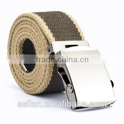 Press Buckle Canvas Belt Army Leisurely Canvas Webbing Belt Colorful 4002 photo-4