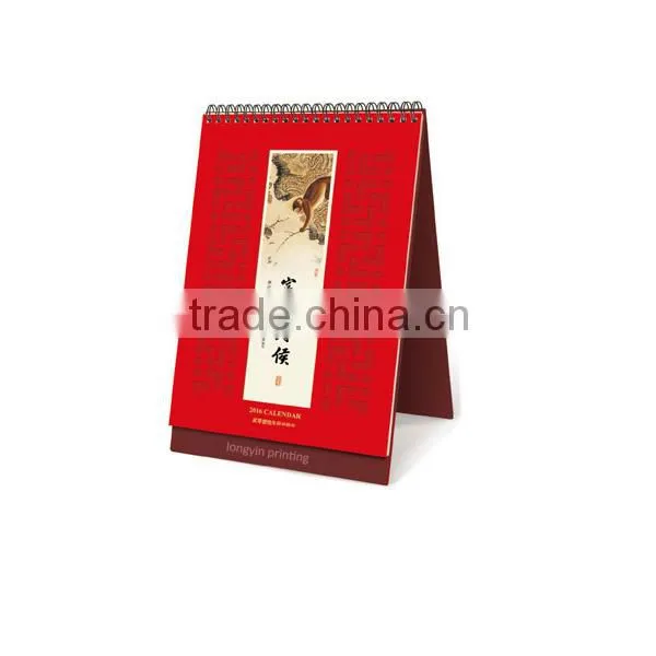 Exquisite Cloth Frame Openwork Carving Desk Calendar photo-4