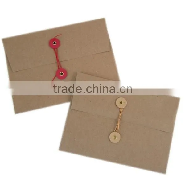 OEM Kraft Envelope With Button and String Closure photo-5