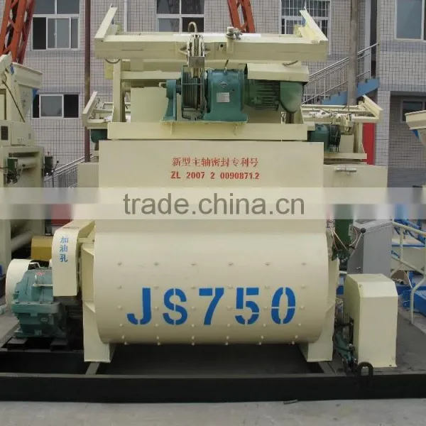 High Capacity Electric Concrete Mixer,twin-shaft Concrete Mixer,JS750 Concrete Mixer Indonesia photo-4