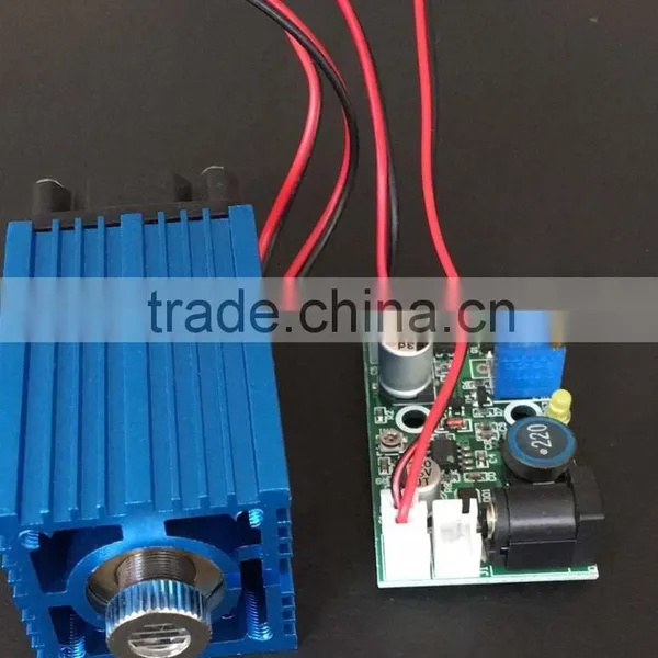 Focusable 1.4W 462nm Blue Laser Diode Module for Engraving Dot/Line/Cross photo-3